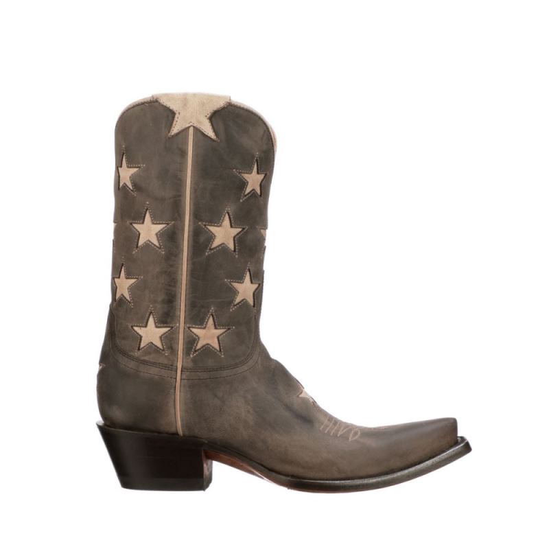 Lucchese Boots | Estrella - Anthracite Grey