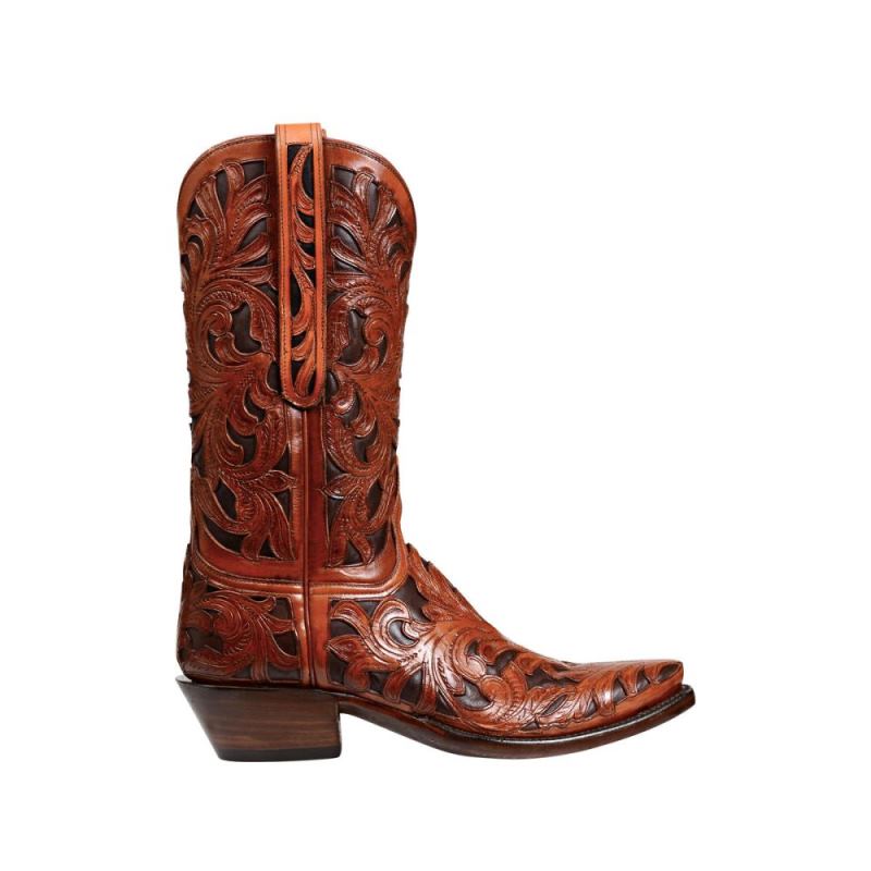Lucchese Boots | Kent - Mahogany + Chocolate