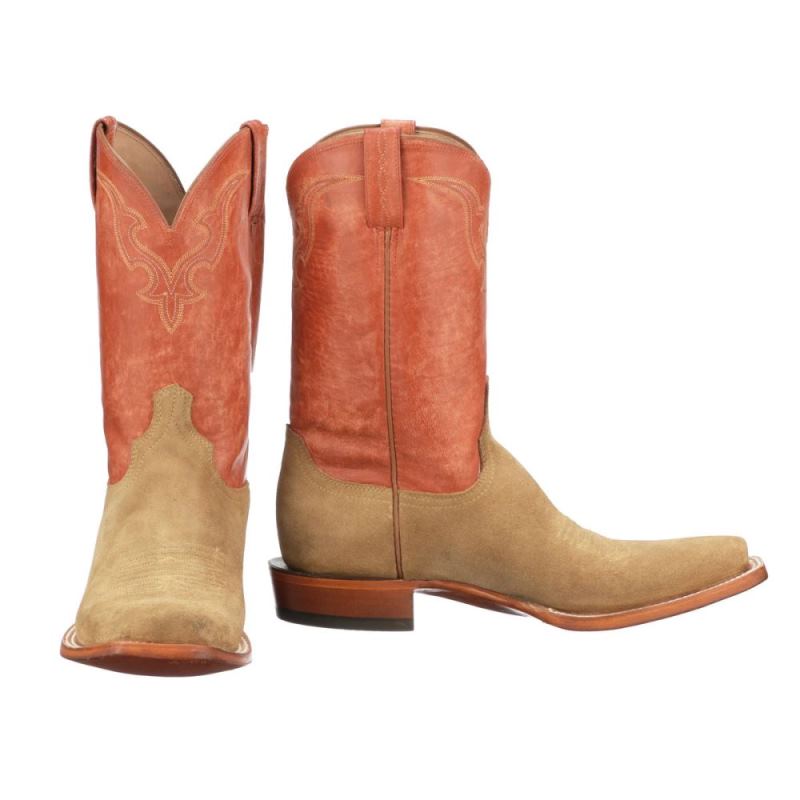 Lucchese Boots | Martin Suede - Olive