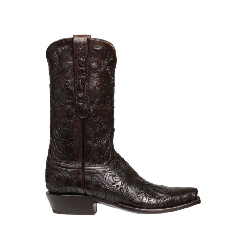 Lucchese Boots | Kent - Chocolate + Black
