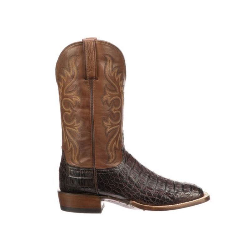 Lucchese Boots | Fisher - Barrel Brown + Tan