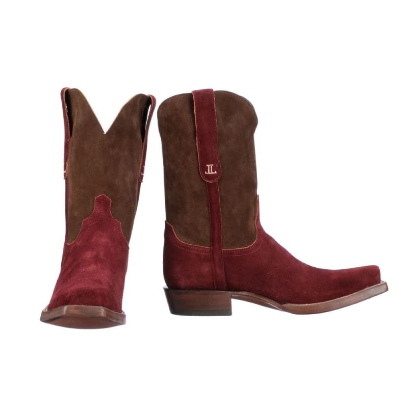 Lucchese Boots | Stead - Red + Chocolate