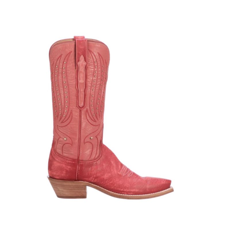 Lucchese Boots | Camilla Stud - Red