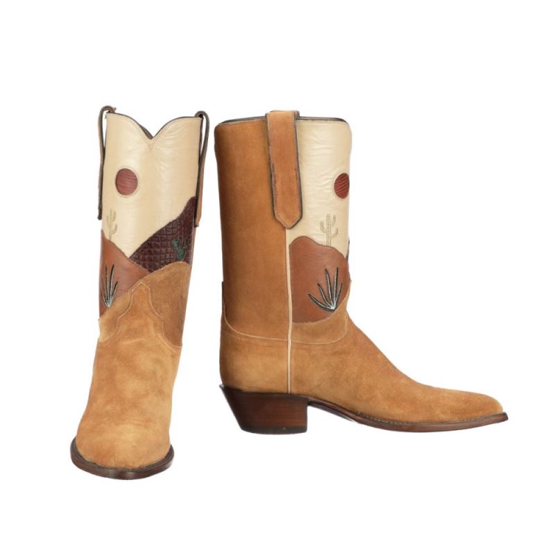 Lucchese Boots | Women'S White Sands - Cognac