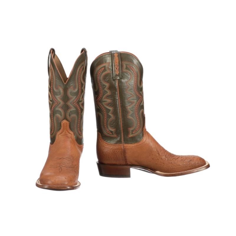 Lucchese Boots | Cecil Exotic - Cognac