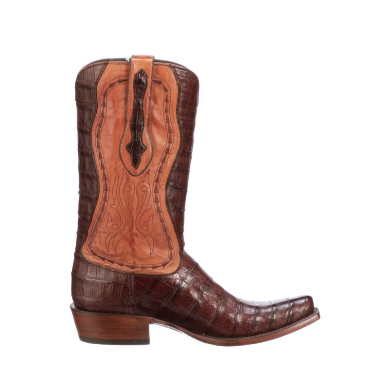 Lucchese Boots | Barcenas Ayala - Barrel Brown