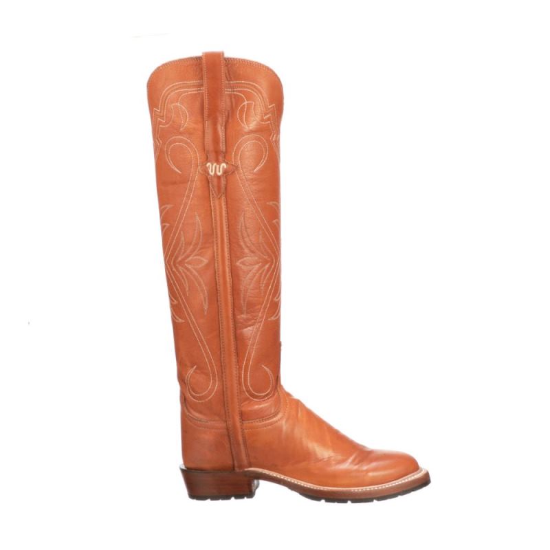 Lucchese Boots | Ladies High Top Snake Boot King Ranch Edition -