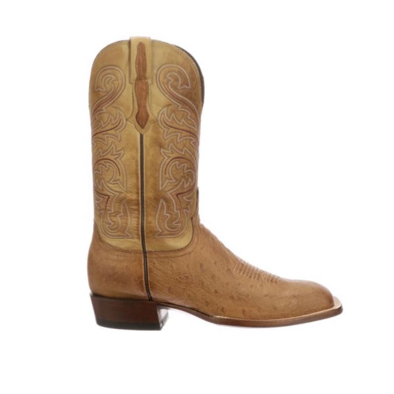 Lucchese Boots | Lance - Barnwood + Antique Saddle