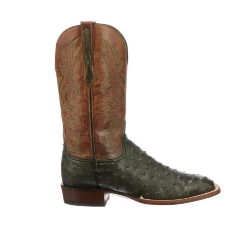 Lucchese Boots | Diego - Forest Green + Peanut Brittle