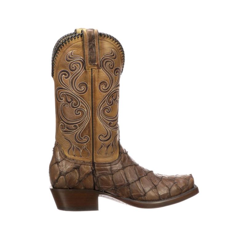 Lucchese Boots | Beau - Chocolate + Antique Saddle