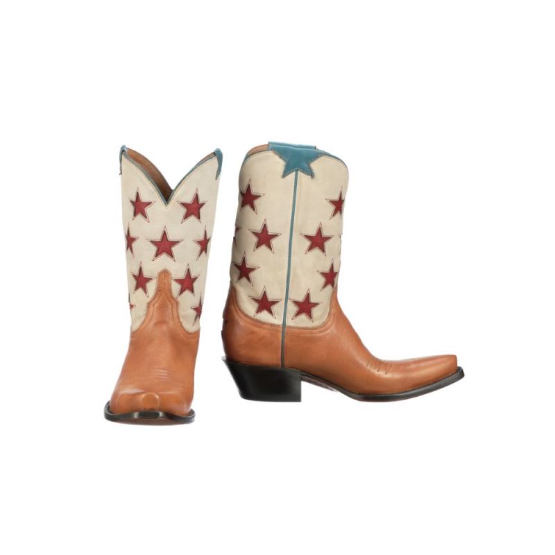 Lucchese Boots | Estrella Ii - Tan + Cream