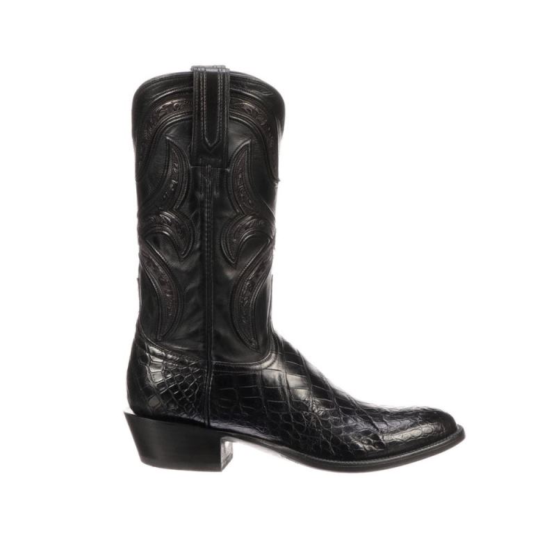 Lucchese Boots | Elgin - Navy + Black [LcHQRffDtxD] - $99.99 : Lucchese ...