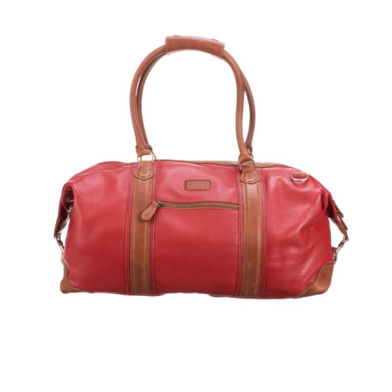 Lucchese Boots | Frances Overnight Duffel - Red