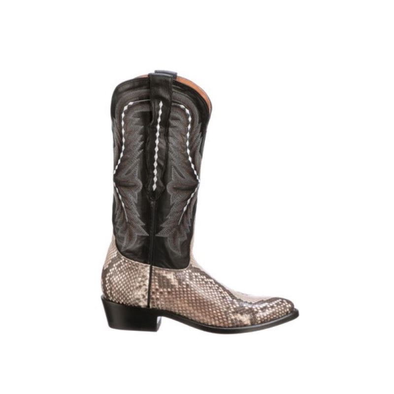 Lucchese Boots | Stella - Black/White + Black