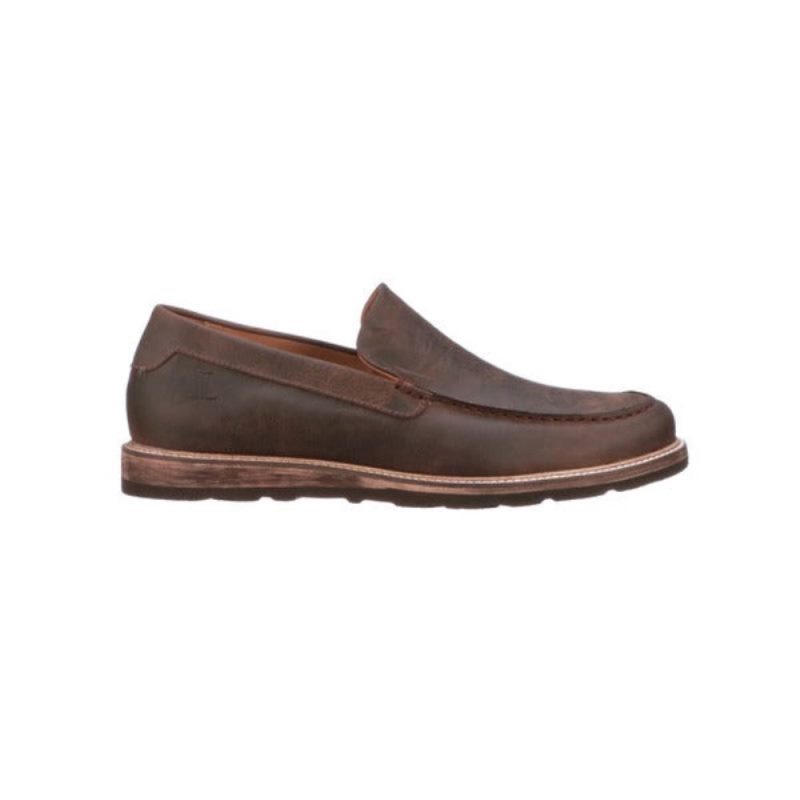 Lucchese Boots | After-Ride Slip On Moccasin - Chocolate