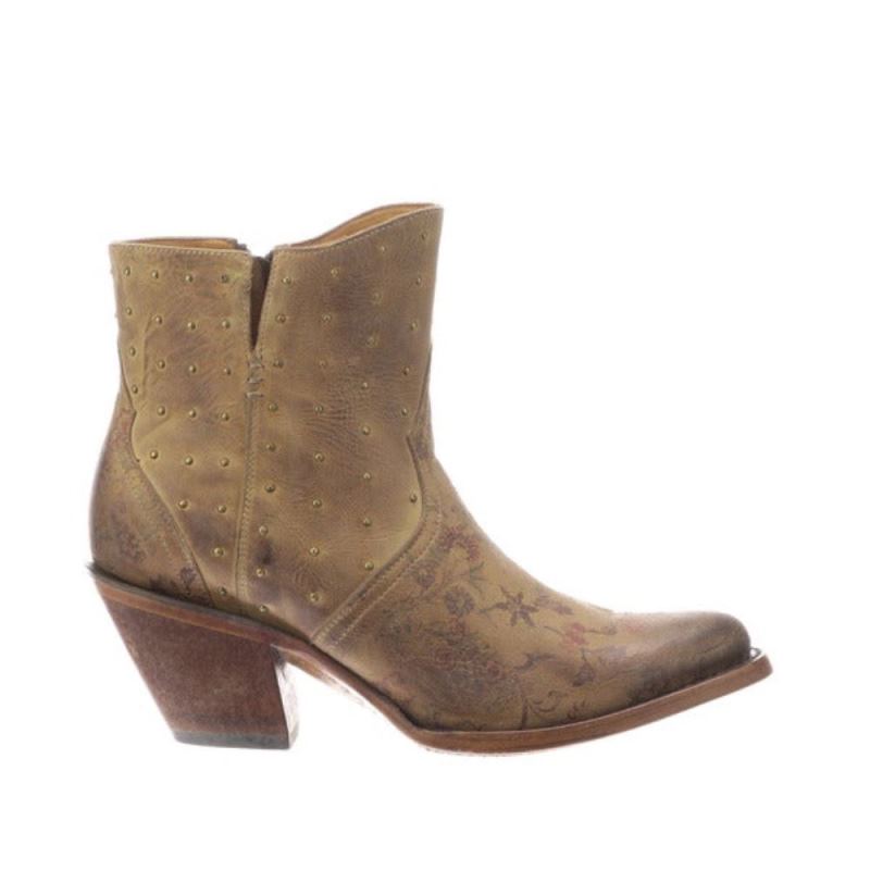 Lucchese Boots | Harley - Tan + Floral