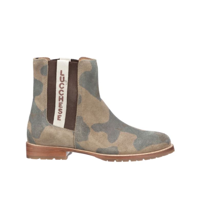 Lucchese Boots | Suede Garden Boot - Camo