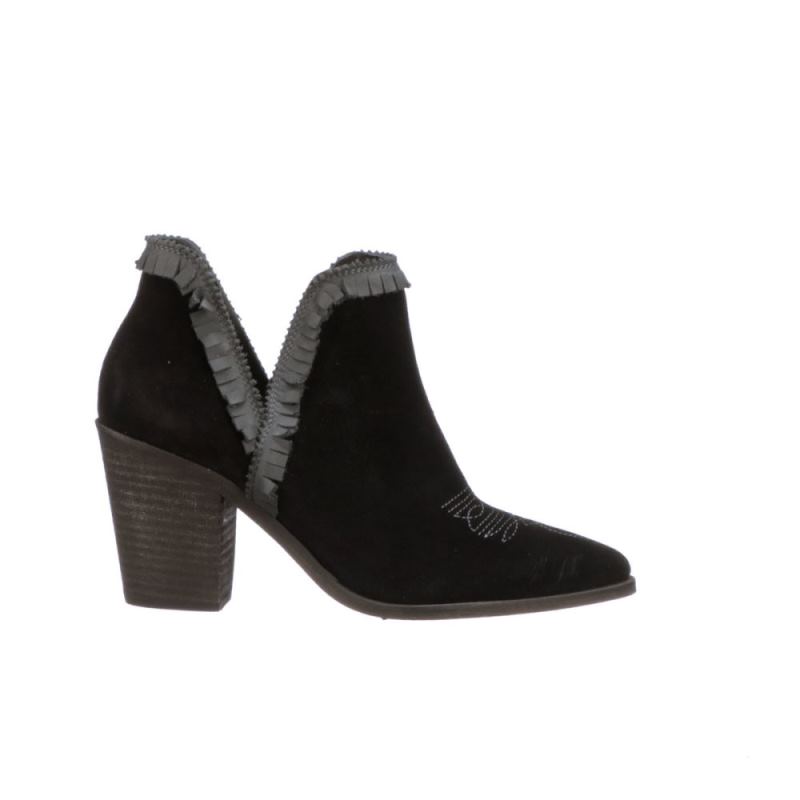 Lucchese Boots | Alma Suede - Black