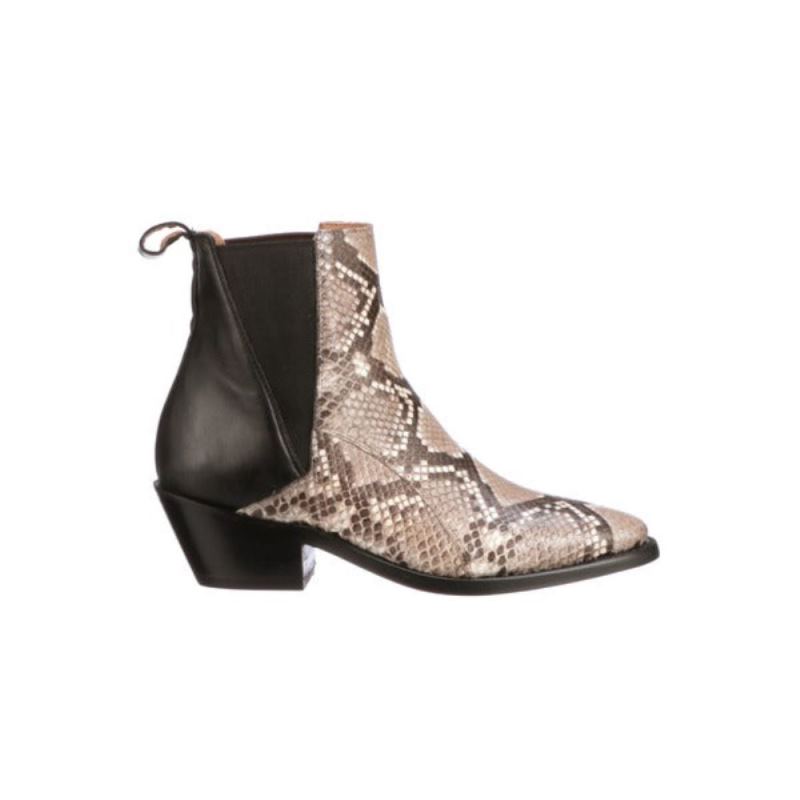 Lucchese Boots | Ella - Black/White