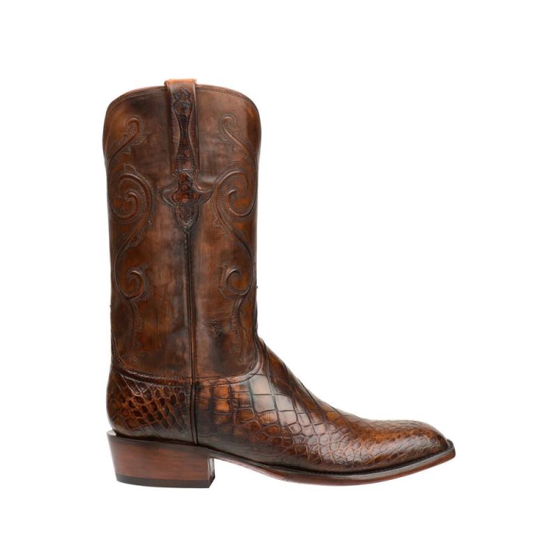 Lucchese Boots | Colton - Chocolate