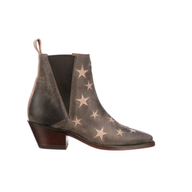 Lucchese Boots | Estrella Chelsea - Anthracite Grey