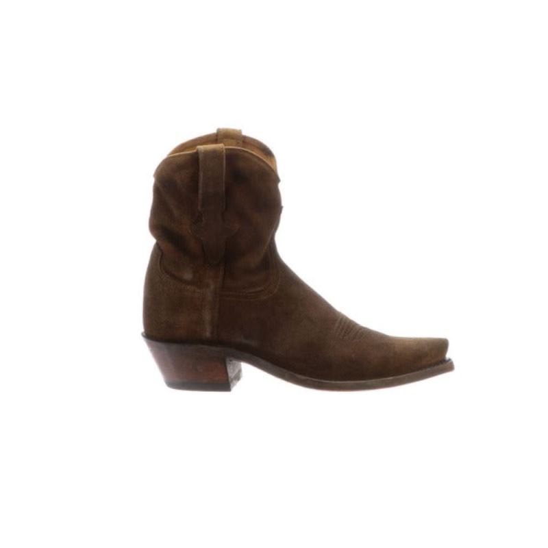 Lucchese Boots | Elena - Stonewashed Cognac