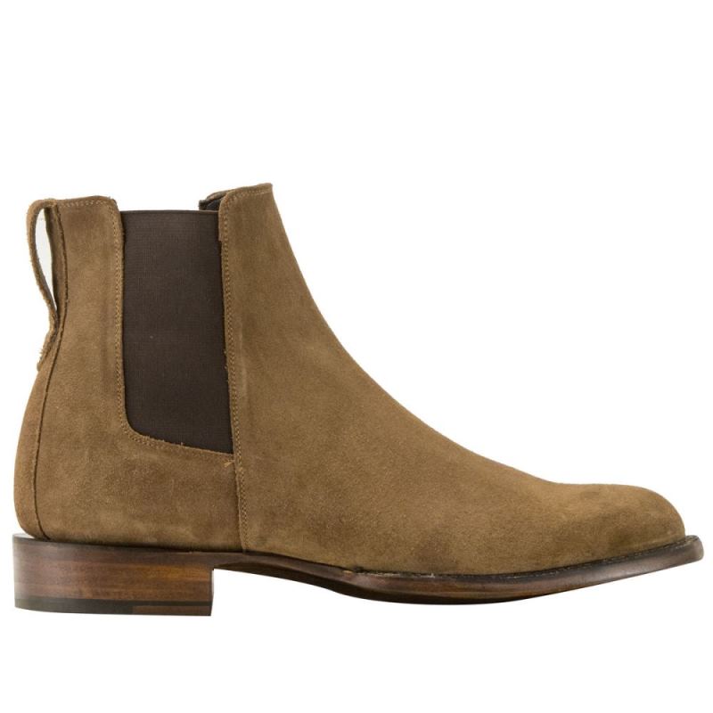 Lucchese Boots | Grayson - Espresso + Beige