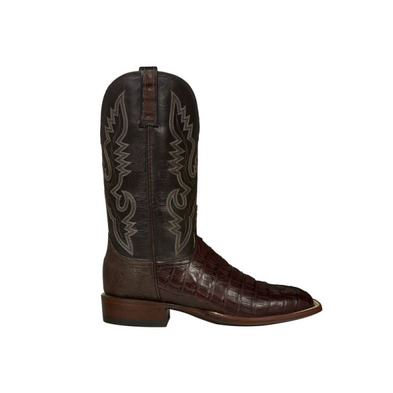 Lucchese Boots | Trent - Barrel Brown + Dark Brown