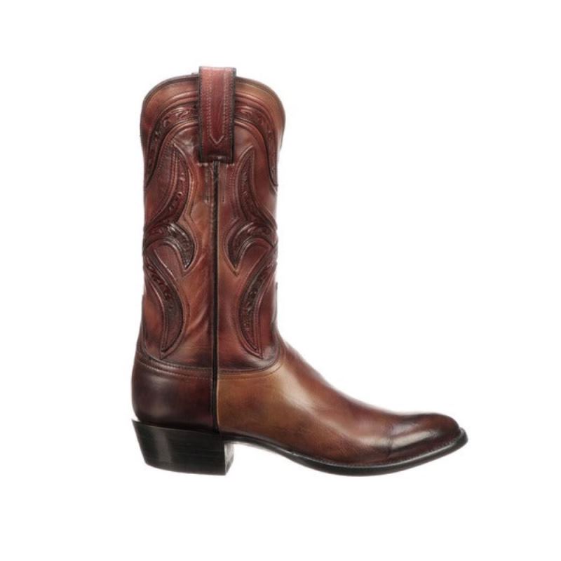 Lucchese Boots | Knox - Black Cherry
