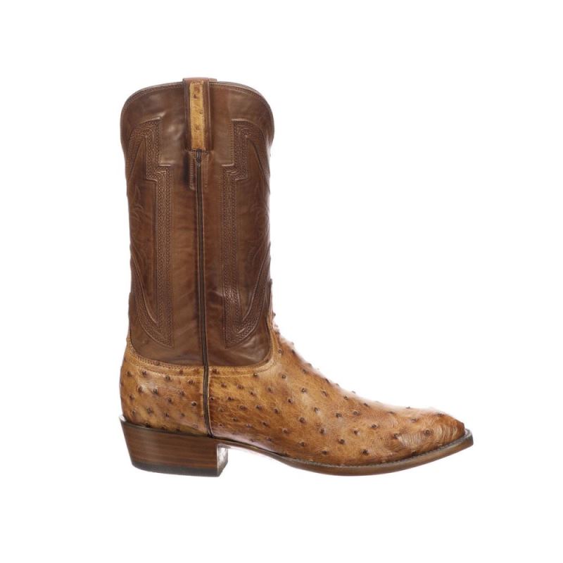 Lucchese Boots | Hugh - Barnwood + Pecan