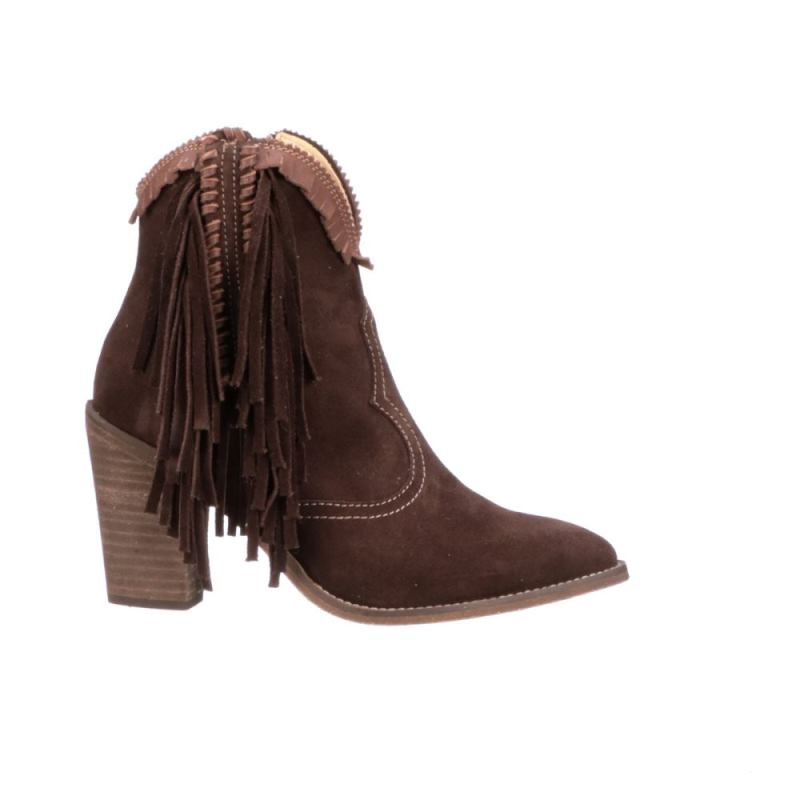 Lucchese Boots | Sofia Fringe - Chocolate