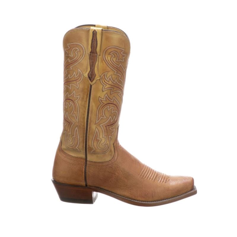 Lucchese Boots | Nathan - Barnwood + Antique Saddle