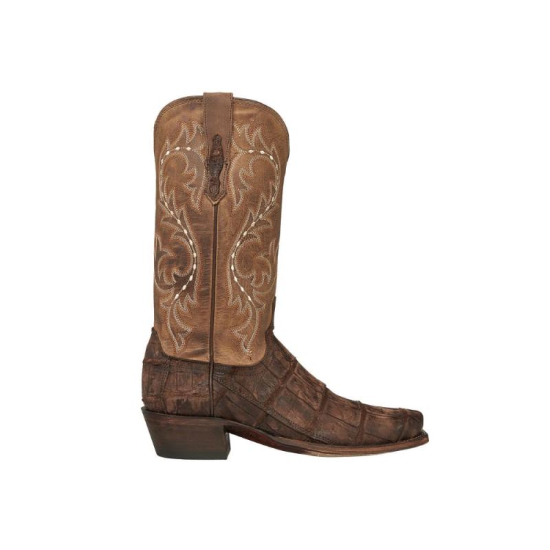 Lucchese Boots | Burke - Chocolate