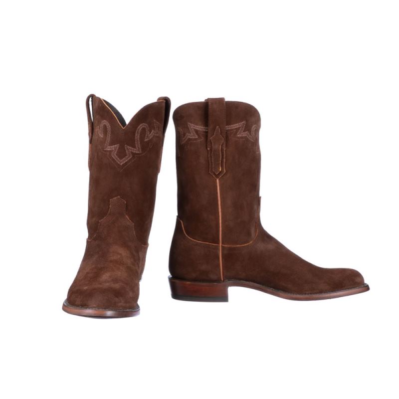 Lucchese Boots | Sunset Suede - Chocolate