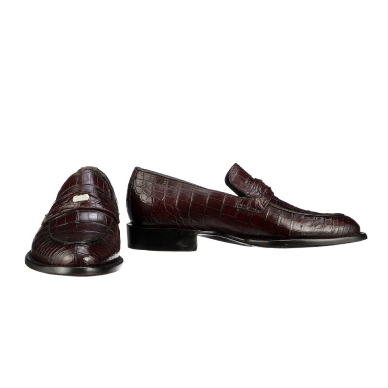 Lucchese Boots | Peso Loafer - Black Cherry