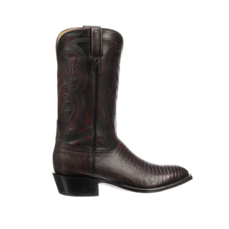 Lucchese Boots | Kip - Black Cherry