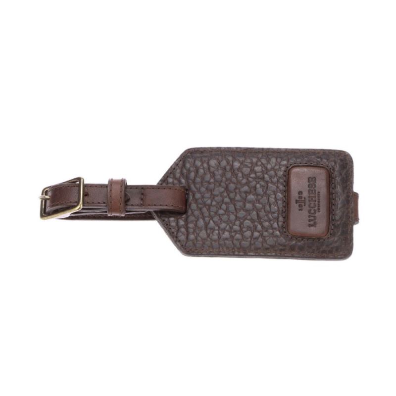 Lucchese Boots | Travel Luggage Tag - Chocolate
