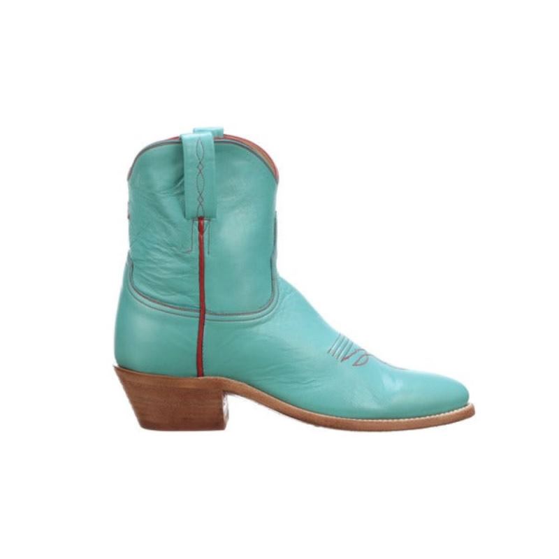Lucchese Boots | Gaby - Turquoise + Red
