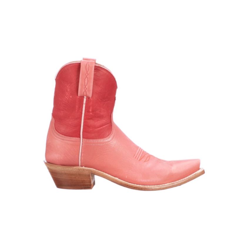 Lucchese Boots | Gaby Two-Tone - Coral