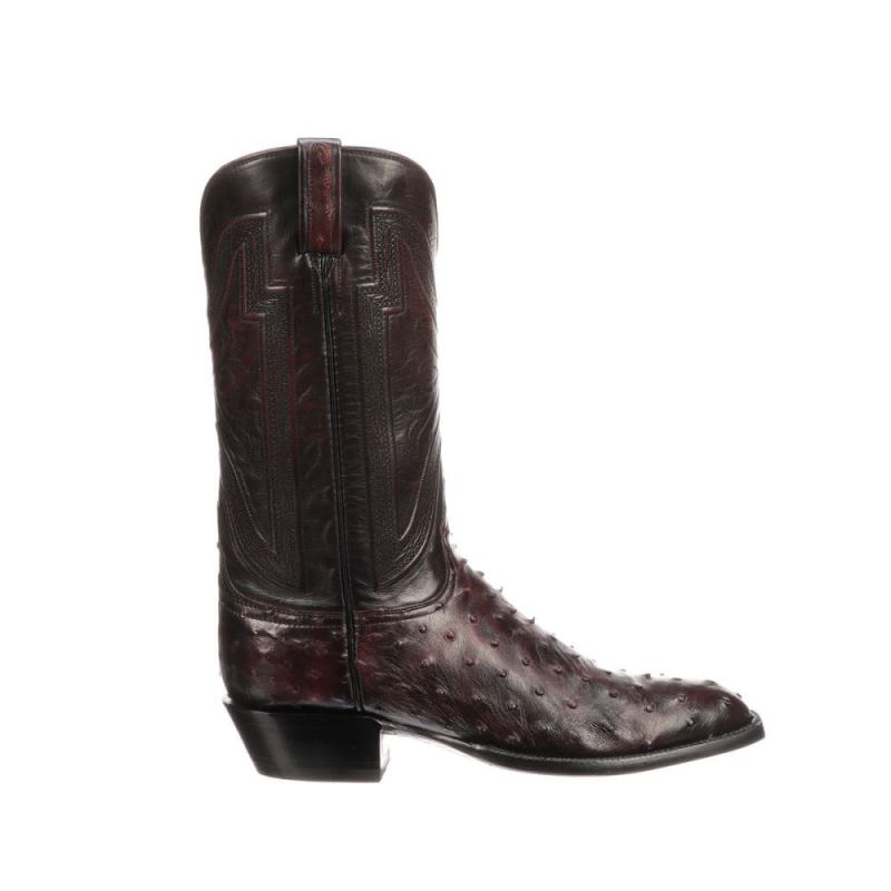 Lucchese Boots | Hugh - Black Cherry