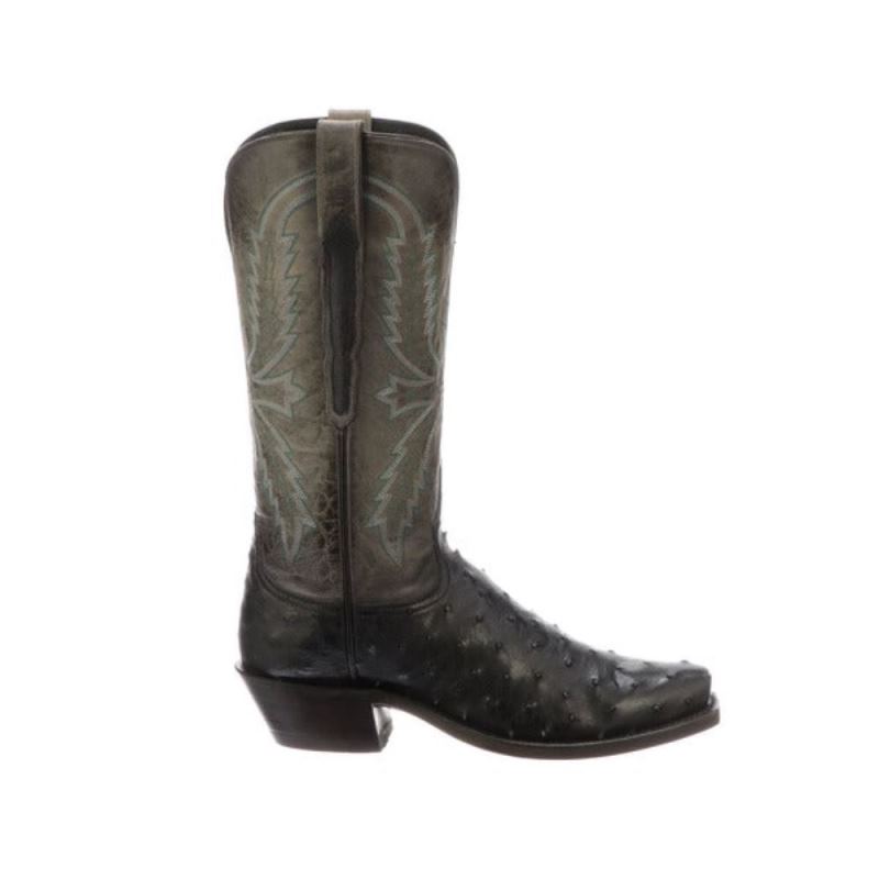 Lucchese Boots | Josephine - Black + Anthracite Grey