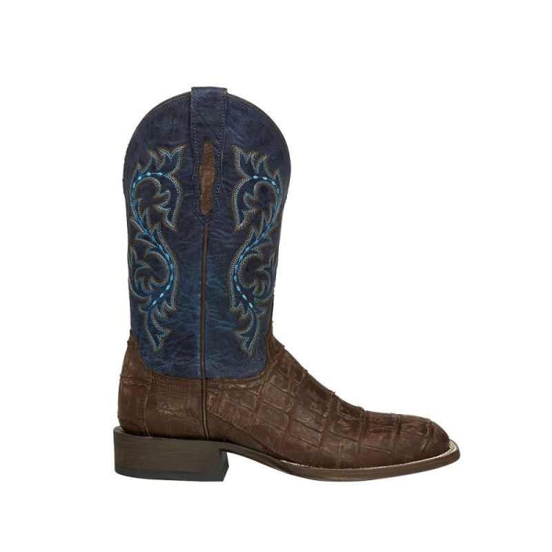 Lucchese Boots | Malcolm - Brandy + Navy