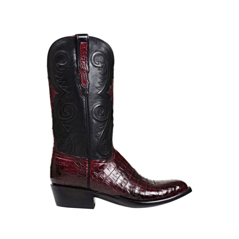 Lucchese Boots | Jones - Black Cherry