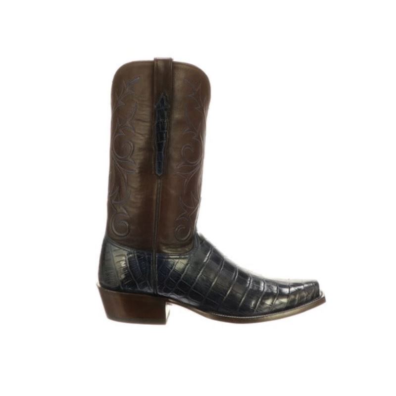 Lucchese Boots | Cruz - Navy + Chocolate