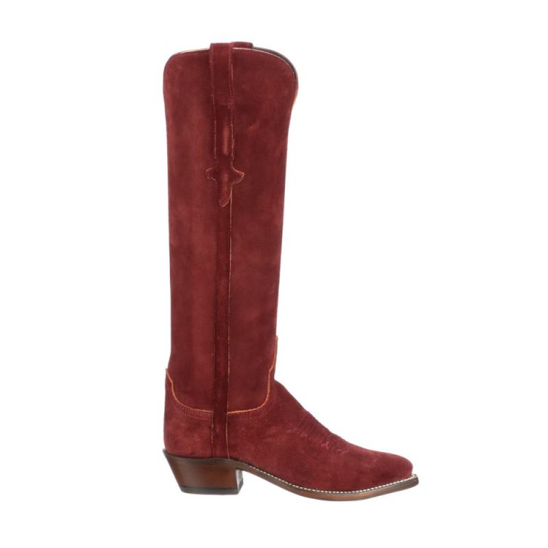 Lucchese Boots | Edie - Burgundy