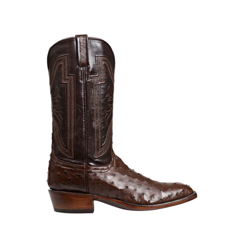 Lucchese Boots | Hugh - Sienna + Dark Brown