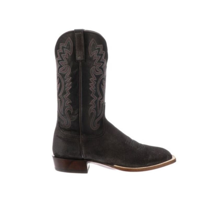 Lucchese Boots | Levi - Steel Grey + Black