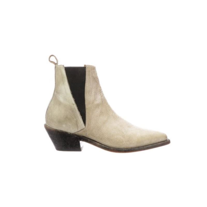 Lucchese Boots | Ella - Bone + Black