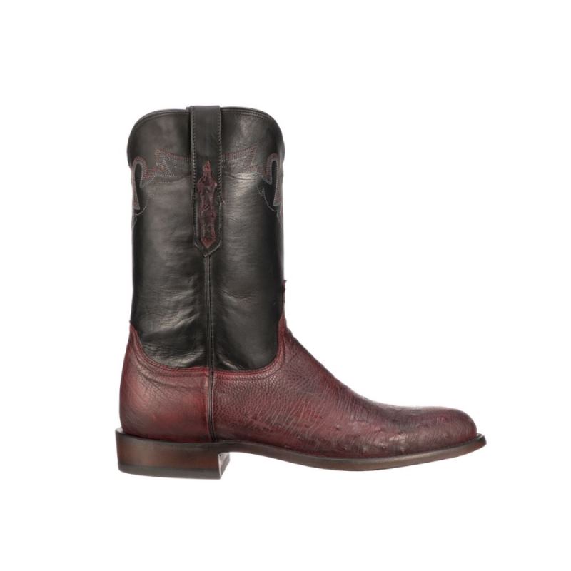 Lucchese Boots | Sunset Exotic - Black Cherry