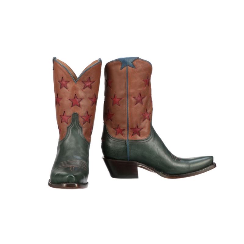 Lucchese Boots | Estrella Ii - Forest + Tan